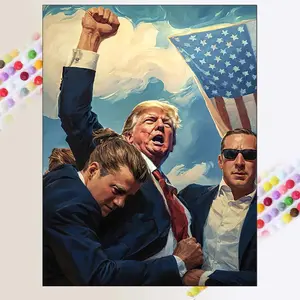 5D DIY Diamond Arts Colorful Painting Kit, Great Legend Pattern Diamond Arts Colorful Painting without Frame, Handmade Art Crafts for Home Decor