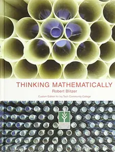 USED-Thinking Mathematically, 4th Edition by Robert Blitzer (Hardcover)