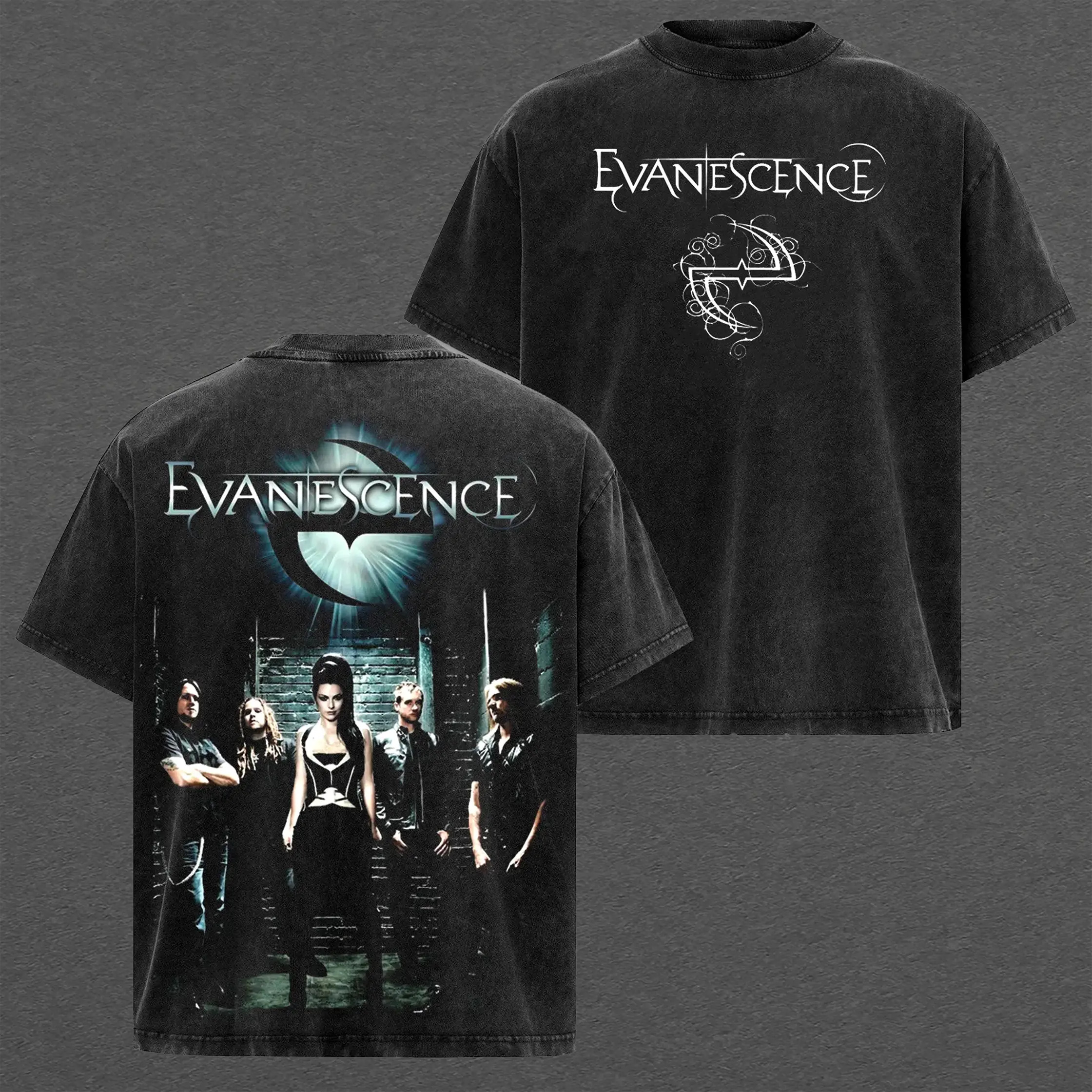 Vintage Evanescence Band T-shirt Washed , alternative band merch, trending t-shirt, Hoodie, 90s graphic tee, vintage graphic tee, grunge aesthetic shirt, classic rock merch