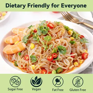 Konjac Shirataki Noodles Vegan Gluten-Free Fat-Free Keto-Friendly Low-Carb US Local Warehouse Dietary Friendly for Everyone