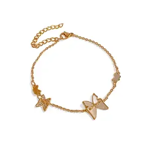Butterfly Charm Bracelet for Women