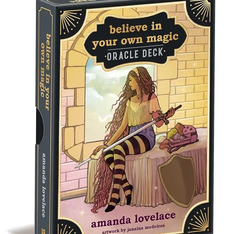 Tarot Card Decks "Believe in Your Own Magic" by Amanda Lovelace - 45 Fullcolor Princess/Witch Poetry-Inspired Illustrated Set, Beginner-Friendly Guide, Daily Empowerment Tool for Ages 12+ (Toys & Hobbies, Games & Puzzles, Card Games)
