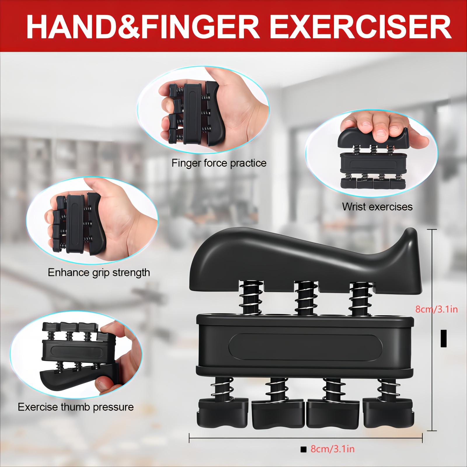 Pro Grip Trainer Set 4-Pack, 10-130lbs Res. Adjustable Resistance, Muscle Builder Forearm Exerciser for Office/Gym Carpal Tunnel Relief,back to school,back to school haul