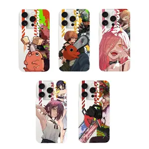 Hot Anime Chainsaw Man Phone Cases For iPhone 17 Promax 16 15 14 13 12 11 Pro Max Plus Air Back Cover Transparent Shockproof Cover