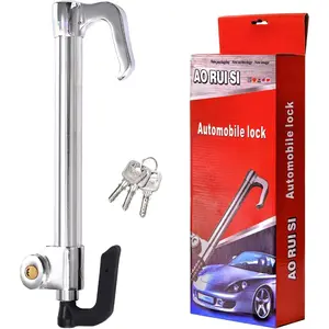 Steering Wheel to Brake Lock with Keys, Anti-Theft Car Locking Device Universal Security Lock For Vehicle,Truck,SUV,Van