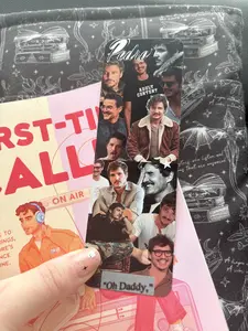 Daddy Pedro Collage Bookmark Unique Book Lover Accessory with Creative Collage Style for Distinctive Reading Experience