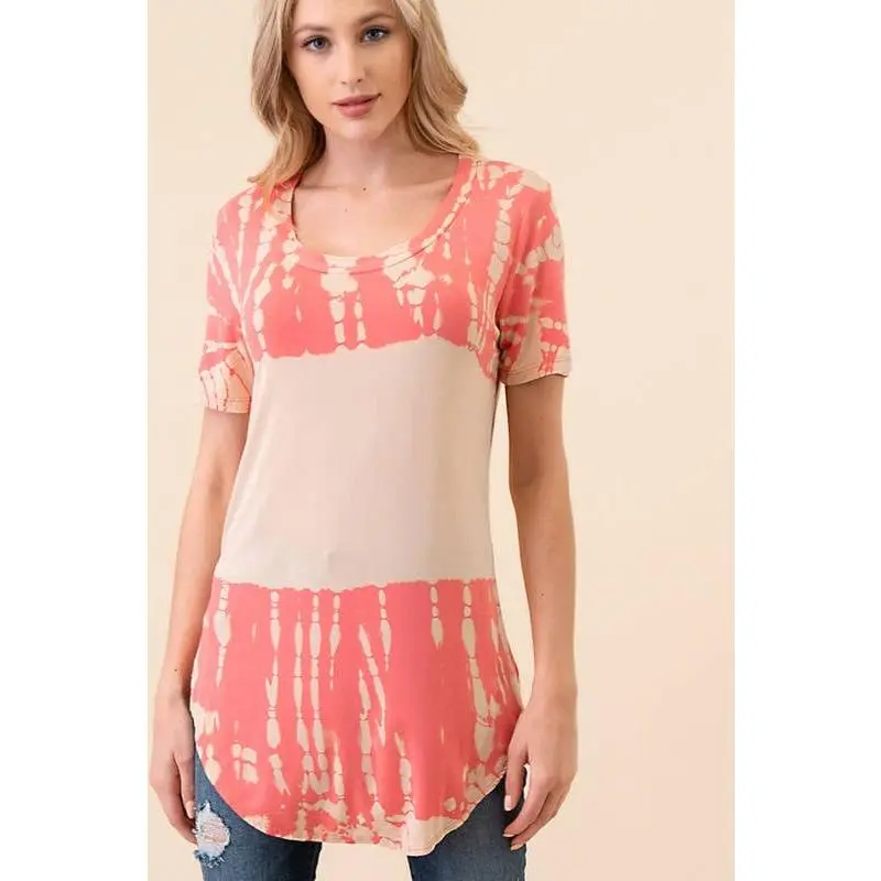 TIE DYE D1501C Shirts Top shirtslatinas cutelatinatops latinatops Womenswear Blouse