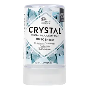 CRYSTAL Deodorant Mineral Deodorant Stick, Travel, 1.5 Ounce