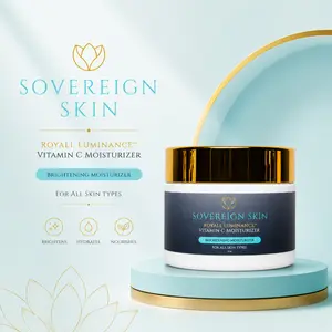 Sovereign Skin Royal Luminance Night Glow Creme Brightening Overnight Moisturizer | Deep Hydration Face Cream for All Skin Types