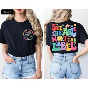 Autism Awareness Teacher Shirt, See The Able Not The Label Autism Shirt, SPED Teacher Shirt,Special Ed Teacher Shirt, Teacher Appreciation