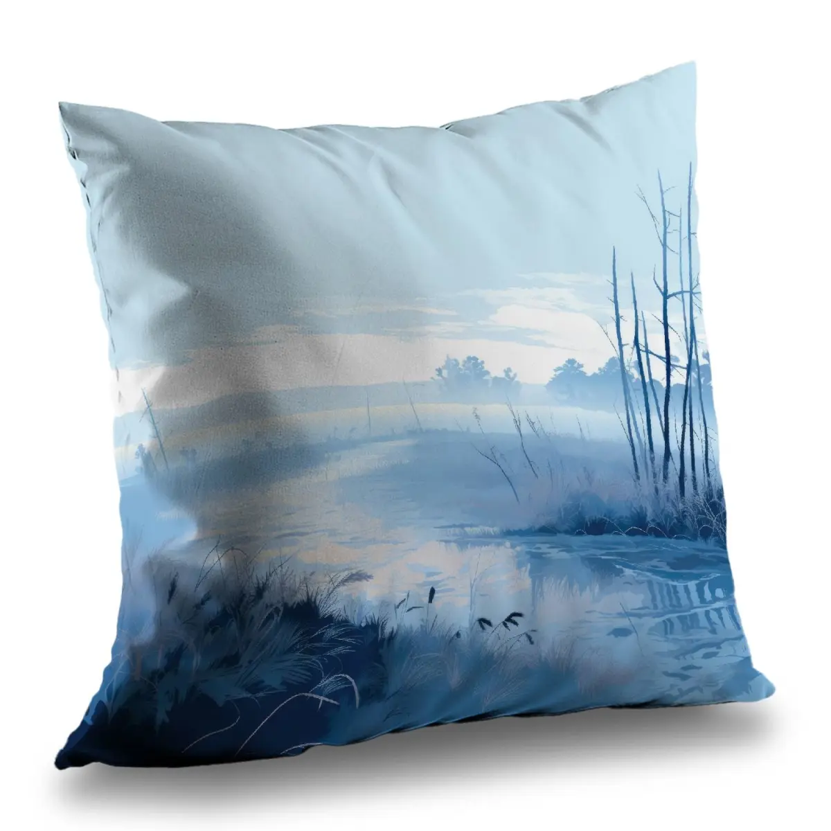 MWW C1PT2020DWTY14 20 x 20 in. Cold Swamp Black Polyester Twill Throw Pillow Insert - Home Decor
