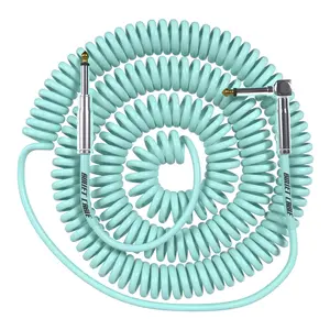 Bullet Cable 30′ Classic Seafoam Coil Cable