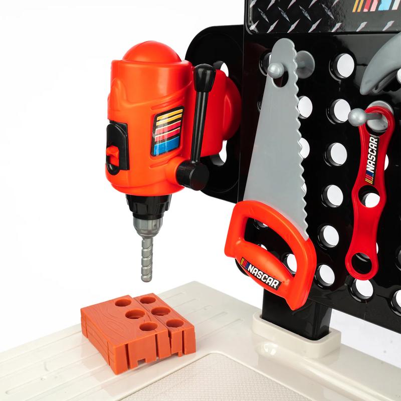 Marvel Spider-Man | Spidey and His Amazing Friends | Team Nascar | Transformers Pit Stop Tool Bench Playset - Pretend Play & Real Tool Fun for Kids Age 4+; Official Licensed Marvel Spider-Man | Spidey and His Amazing Friends | Team Nascar | Transformers Pit Stop Tool Bench Playset - Pretend Play & Real Tool Fun for Kids Age 4+; Official Licensed