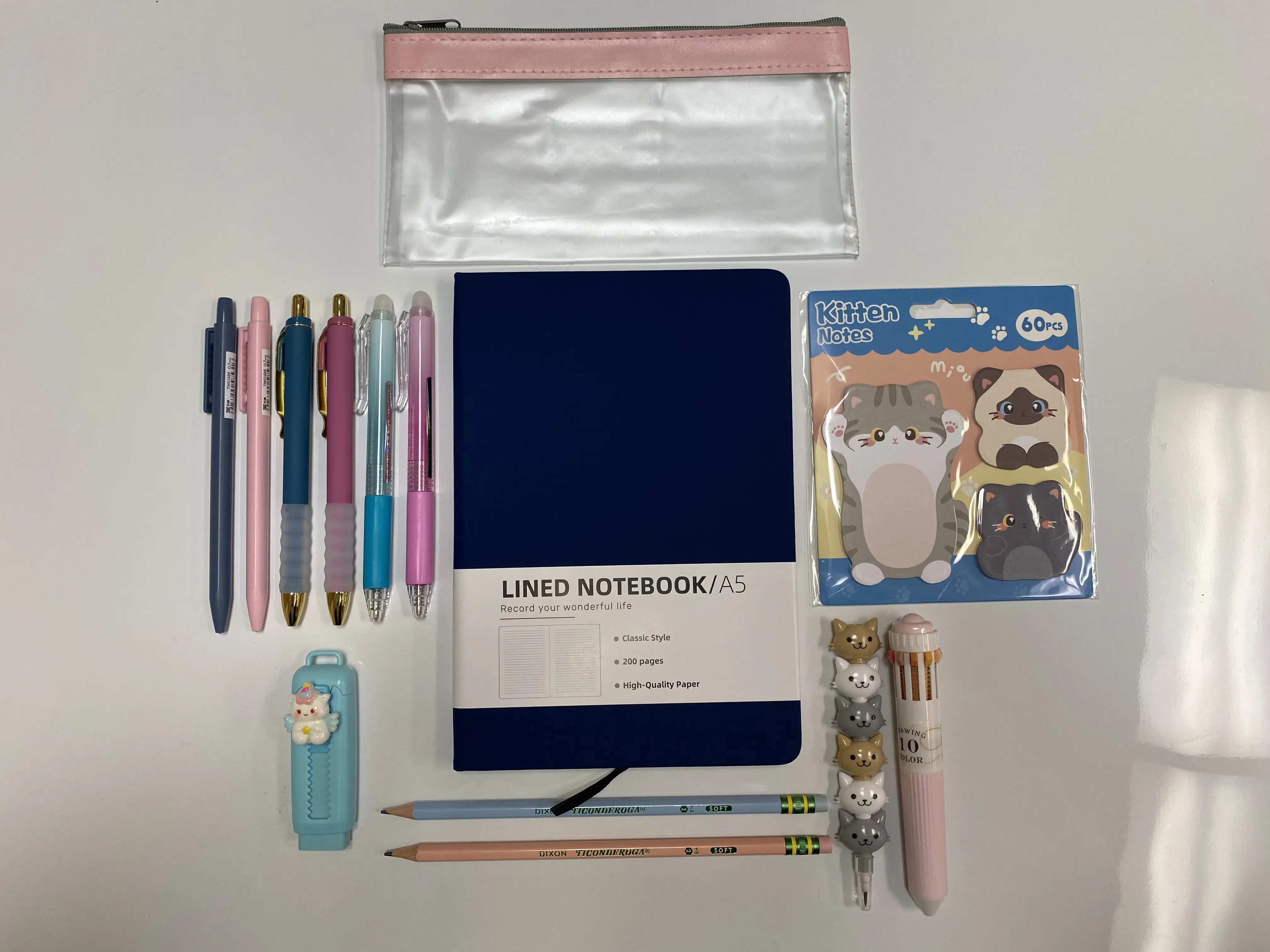 Notetaker Stationery Bundle with Pencil Case and A5 Journal
