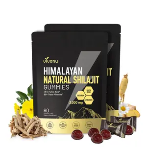 VivoNu Himalayan Shilajit Gummies | With Ashwagandha, Gokshura & other herbs | No added sugar | 60 Gummies VivoNu Himalayan Shilajit Gummies | With Ashwagandha, Gokshura & other herbs | No added sugar | 60 Gummies