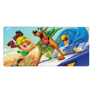 Luyuia Scooby-Doo Wireless Gaming Mouse Pad, Desk Mat for Home, Office, School, Work, Stitched Edge Mousepad, Trending TikTok