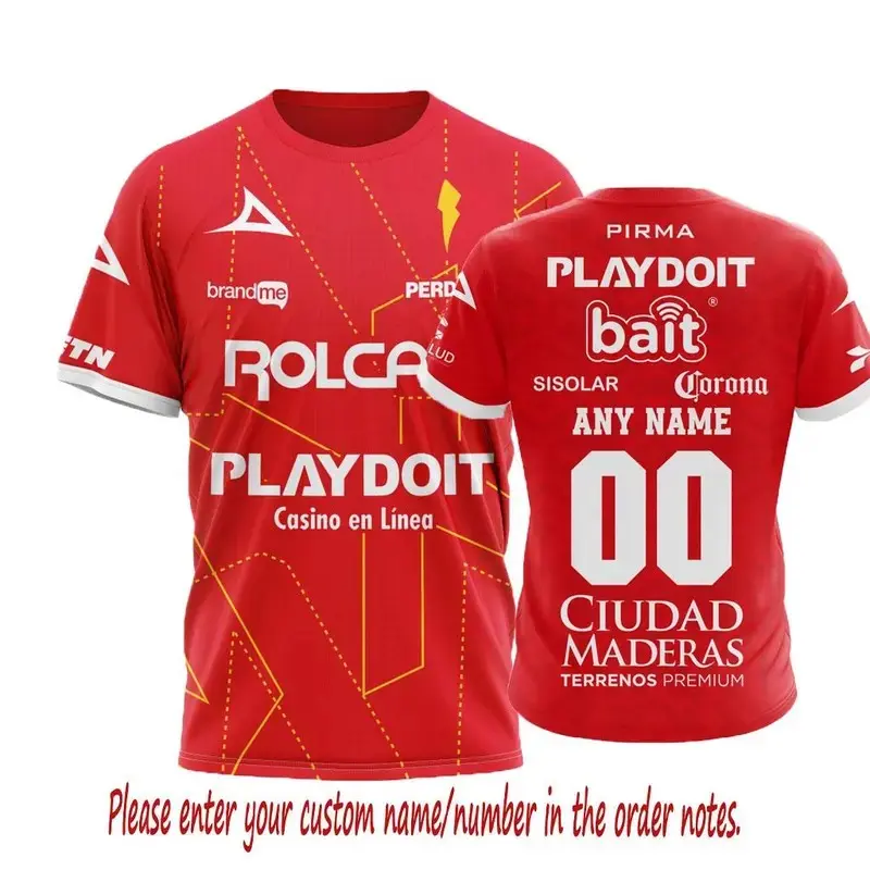 LIGA MX Club Necaxa Shirt 3D Personalized 25-26 Away Design