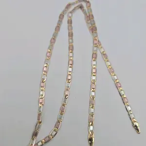 Christmas Special Fancy Necklace 20 Inches Short Size Gold-Plated Three Colors Beautiful Style