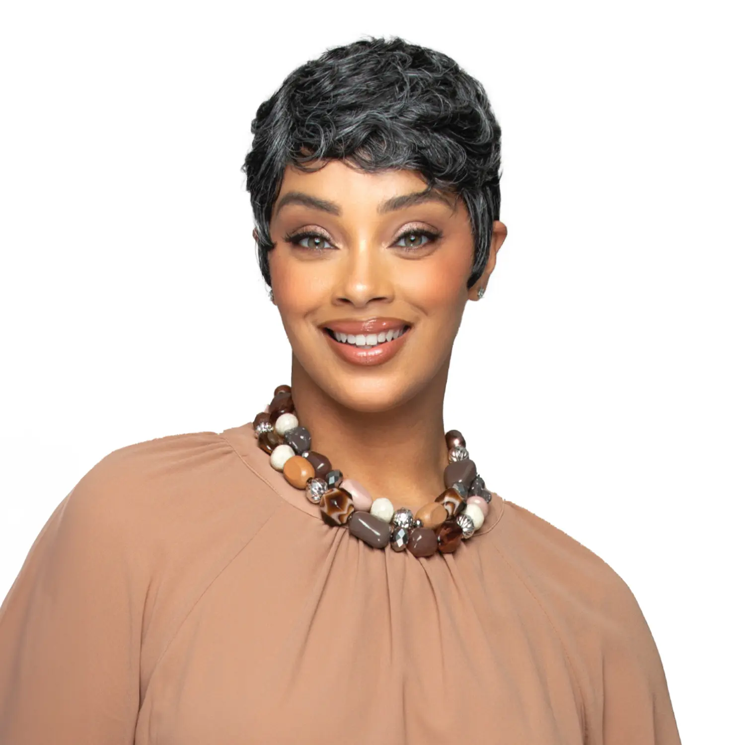 Bobbi Boss Stunna Series M1506 Odion Unisex Synthetic Full Machine Wig, Synthetic Curly Wig, Synthetic Curly Wigs