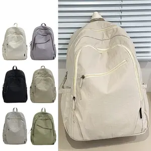 Stylish & Minimalist Women's Backpack — Premium, Lightweight, and Casual Travel Bag — Large-Capacity Student Bookbag — Unisex & Carry-on Compatible