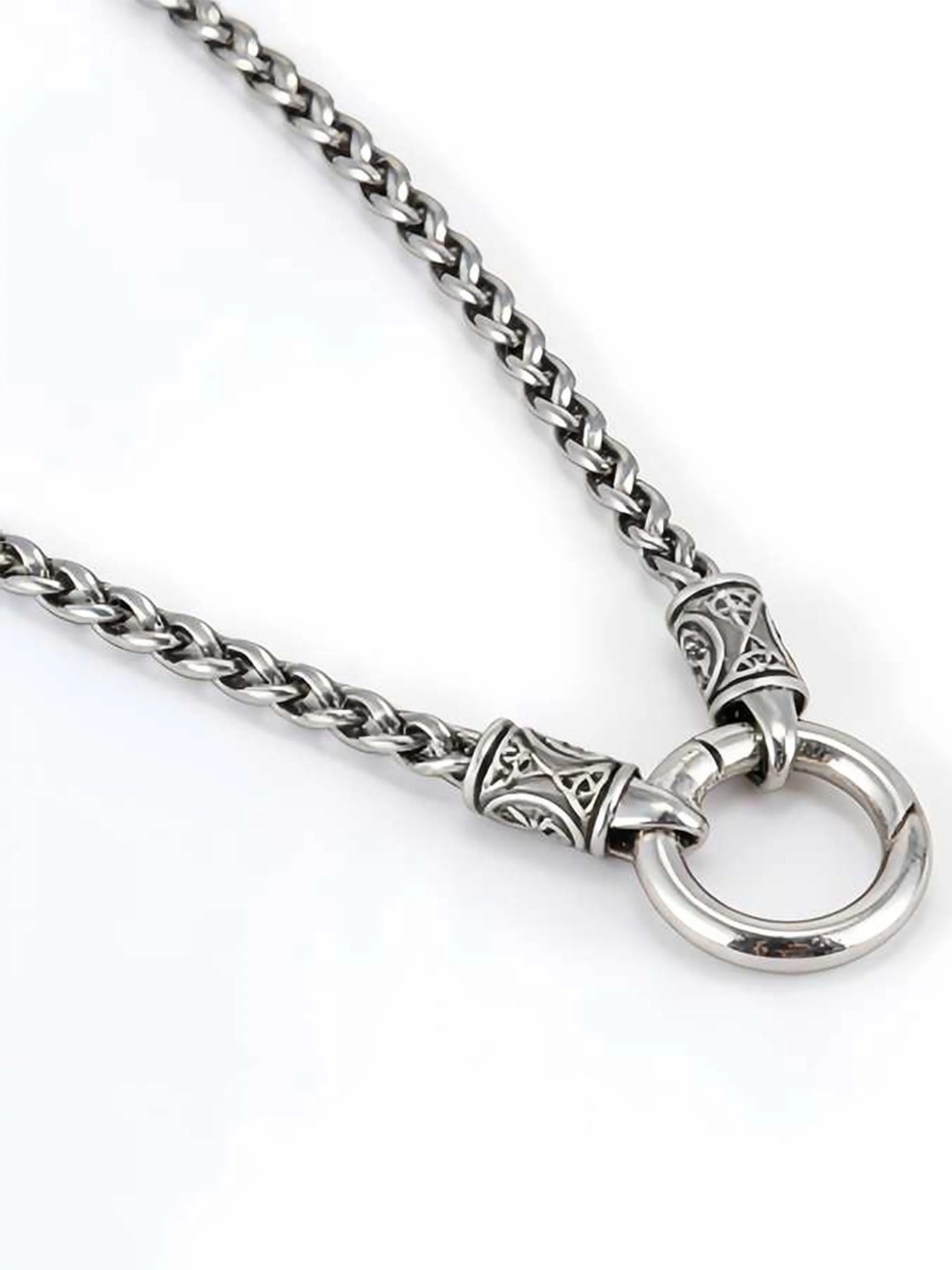 1pc Men's Stainless Steel Dragon Bone Chain Necklace, Trendy New Arrival Punk Aesthetic, Perfect for Daily Wear and Gift Giving, Fashionable Accessory