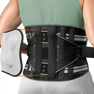 Adjustable Breathable Lumbar Support Brace, High Stretch Lower Waist Belt, Back Pain Relief, Tummy Control, Comfortable Fit, Healthcare, Waist Training Belt