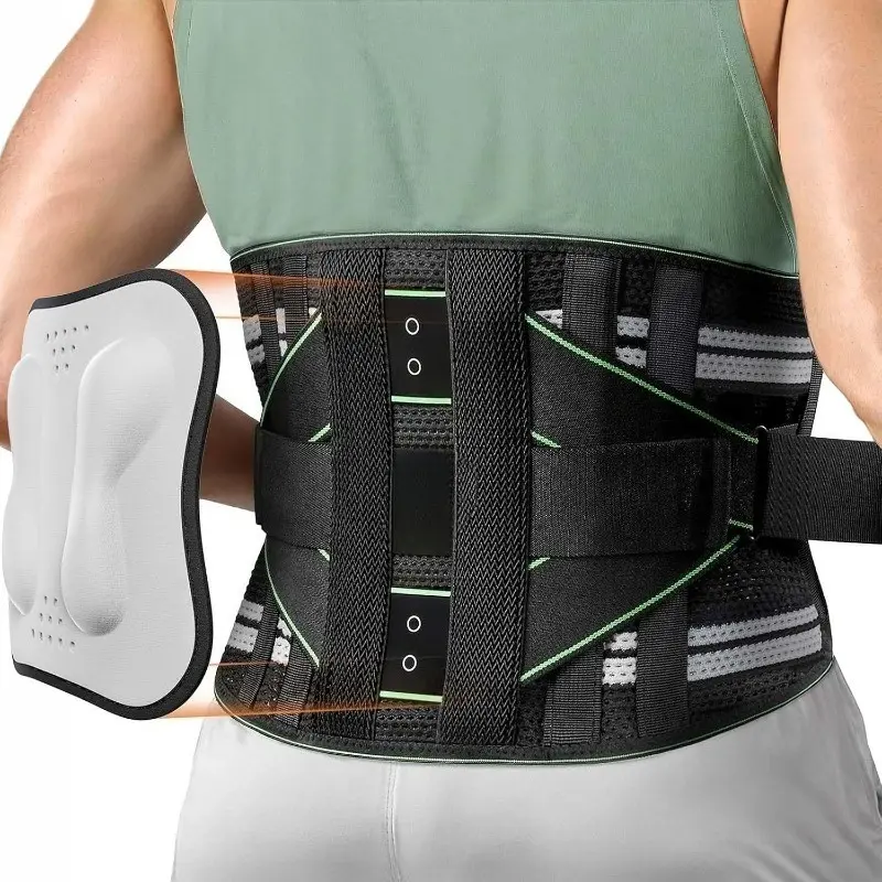 Adjustable Breathable Lumbar Support Brace, High Stretch Lower Waist Belt, Lower Back Wrap, Back Pain Relief, Tummy Control, Comfortable Fit, Healthcare, Waist Training Belt, Lumbar Compression Belt
