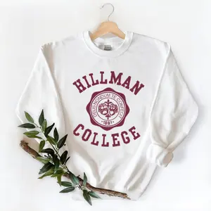 Hillman College Classic Unisex Crewneck Sweatshirt, Black Culture Shirt