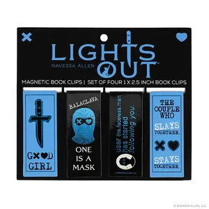 Lights Out Magnetic Bookmarks (4-Pack)