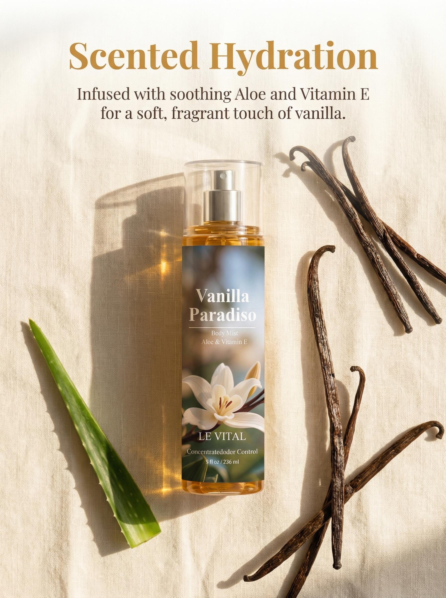 Le vital Sakura Scent Body Mist for Women | 2.5 fl oz / 75ml | Crafted for Special Occasions, This Soft and Captivating Scent Is a Must-Have for Dates and Parties