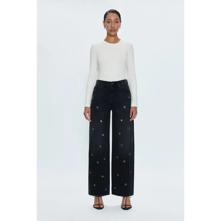 Pistola Hendrix High Rise Baggy Jean in Glamour