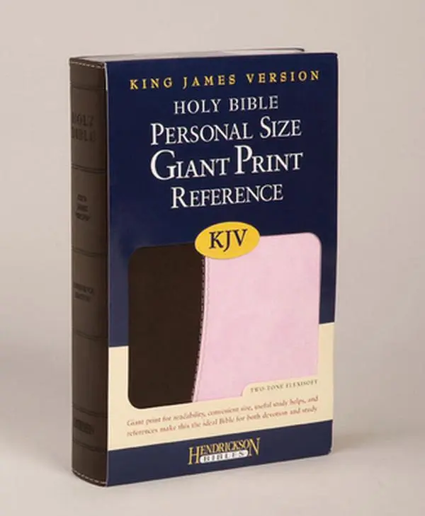 USED Book - Personal Size Giant Print Reference Bible-KJV by Hendrickson (Unknown) - english