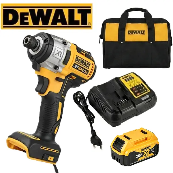 DEWALT DCF887 1/4" Impact Driver Brushless Motor With Precision Drive Control For Car Repair, Fastening Jobs, Woodworking & Heavy-Duty Power Tool  high torque truck automotive solution cordless hand tool portable electric wrench application wrench kit