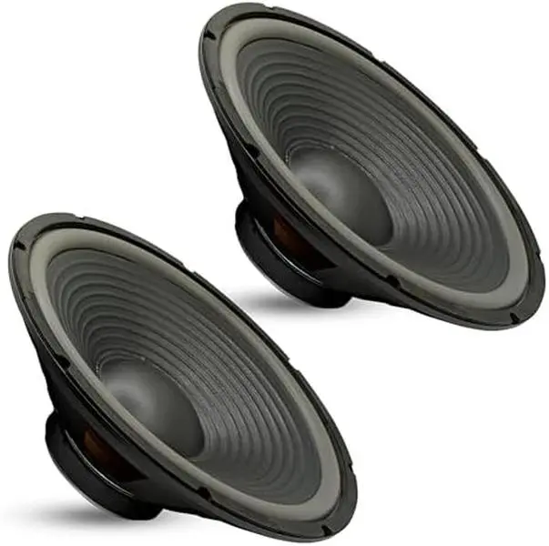 5 CORE 2x 12 Inch Car Subwoofers Pair, 1200W Peak 4 Ohm Pro Audio DJ Replacement Passive Bass Speakers, 1.25” CCAW Voice Coil, 23 Oz Magnet, Metal Frame, Car Amplifier Compatible Sound Upgrade, 2 Pieces