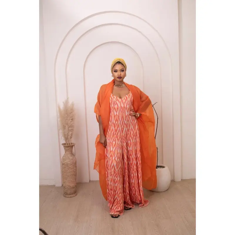 fabletics orange dress Smooth As Hell Shaping Maxi Dress