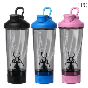 Electric Shaker Bottle 20oz,Automatic Smart Portable USB Rechargeable,Portable Blender for Shakes and Smoothies,Suitable for Office/Gym/Picnic