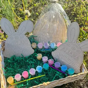 Personalized Easter bunny paint kits
