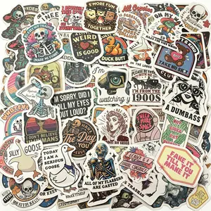 200 pcs Creative Holographic Laser Stickers for Notebooks, Laptops, Skateboards, Phone Cases, and Tablet Decoration