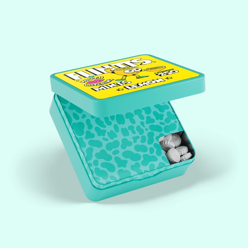 Flintts Mouth Watering Mints: Lemon F-Strength 250, Sugar-Free & Vegan, Dry Mouth Mints