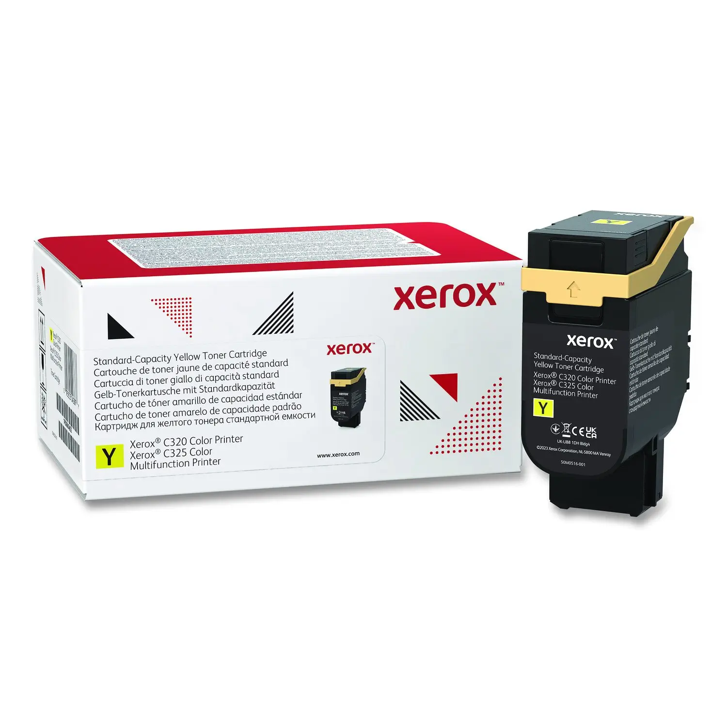 Xerox Genuine C325/C320 Yellow Standard Capacity Toner Cartridge 006R04822
