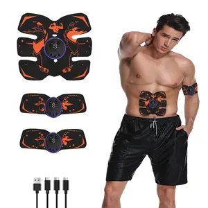 USB Rechargeable Abdominal Muscle Trainer Portable Abdominal Muscle Massager Electronic Training Belt Exercise Fitness Equipment