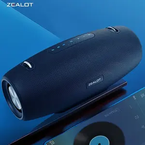 ZEALOTs S67 Portable Wireless Speaker, Large Power 60W High Volume Speaker, Waterproof Bluetooth-compatible Speaker for Outdoor, Indoor, Camping, Party, Portable Speakers