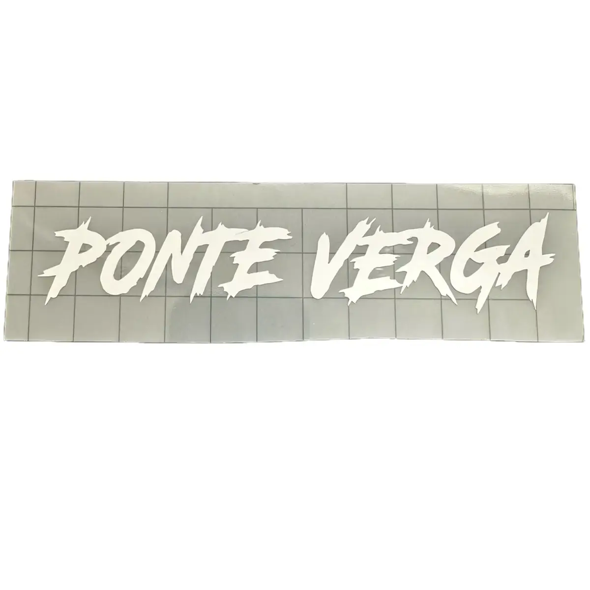 Ponte Verga Decal - Adhesive Vinyl Sticker for Car or Laptop