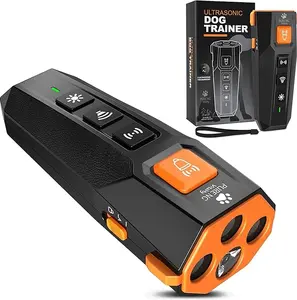 PNG Dog Bark Deterrent Device, Anti Barking Device for Dogs, Dog Training & Behavior Aids, Ultrasonic Bark Stopper with LED Flashlight, Dog Whistle to Stop Barking Neighbors Dog