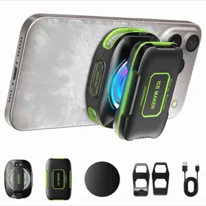 Magnetic Gaming Phone Cooler, Rechargeable RGB Cooling Fan Heat Sink for iPhone Samsung Android