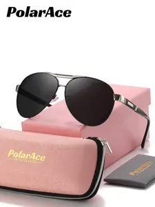 1 Pair Polarace Unisex Frog Frame Full-Rim Sunglasses, Ultimate Simplicity, Redefining Daily Life, UV400
