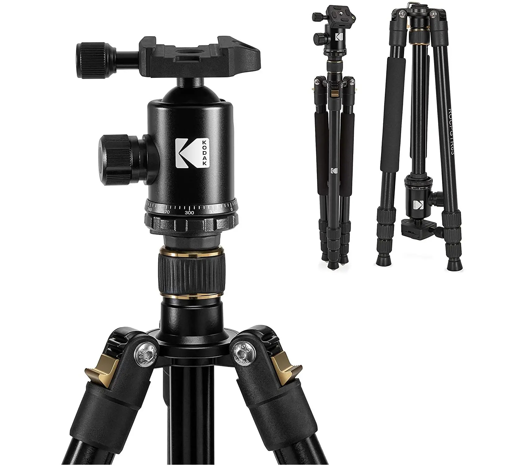 Kodak Photo Gear 63" Premium Tripod Aluminum Kodak Photo Gear 63" Premium Tripod Aluminum