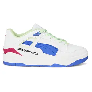 PUMA Mens Mapf1 Slipstream Lace Up Sneakers Shoes Casual - White
