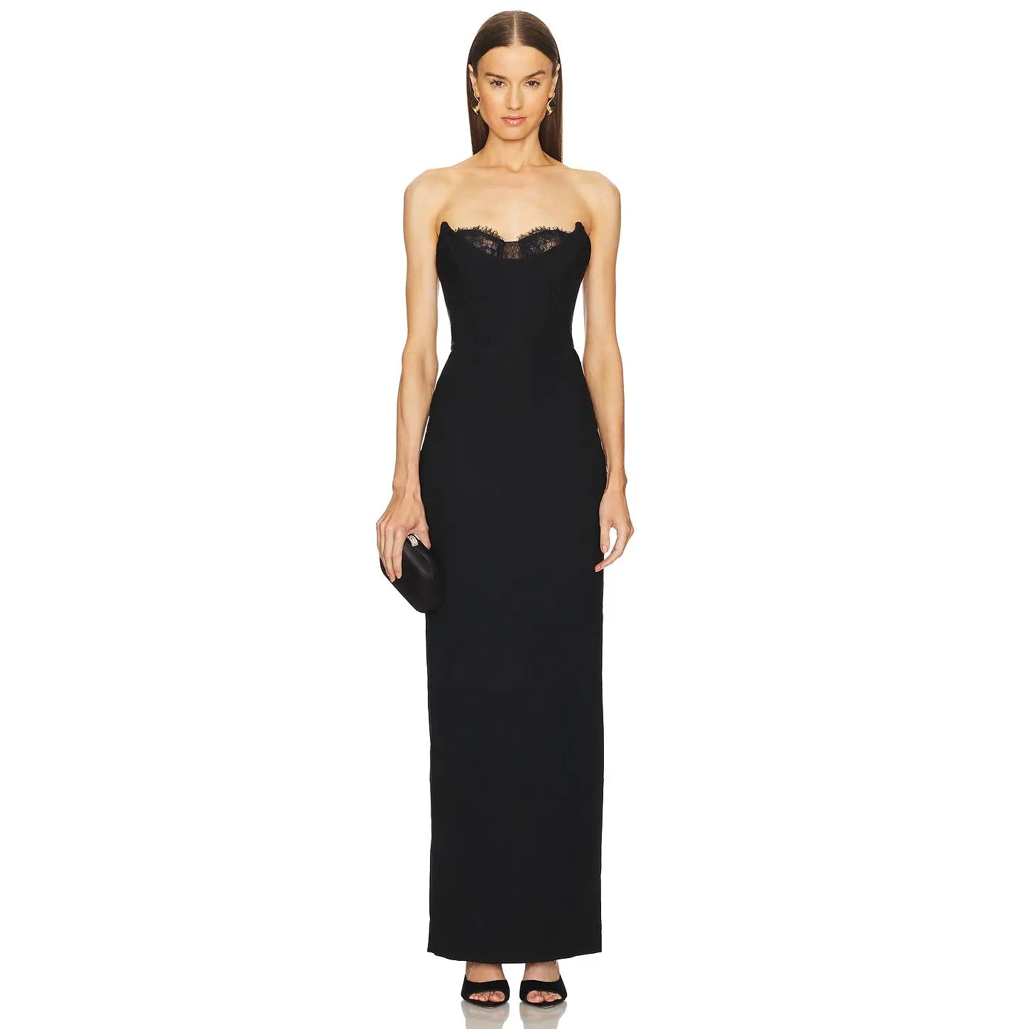 Michael Costello x REVOLVE Louisa Gown in Black