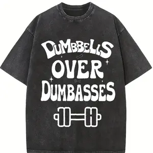 Dumbbells over dumbasses shirt,  Muscle mommy, Weight Lifting Gift, Gym tshirt, Workout Shirt, gym gifts,Powerlifting Casual Cotton